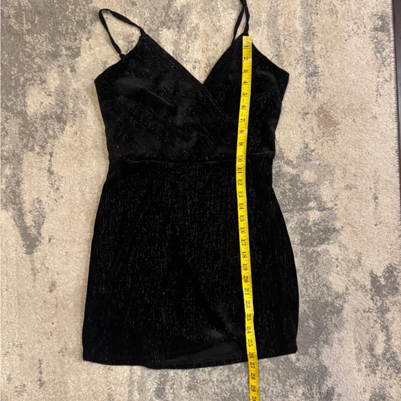 Women’z Mi Ami Black Spaghetti Strap  Dress - Picture 6 of 7